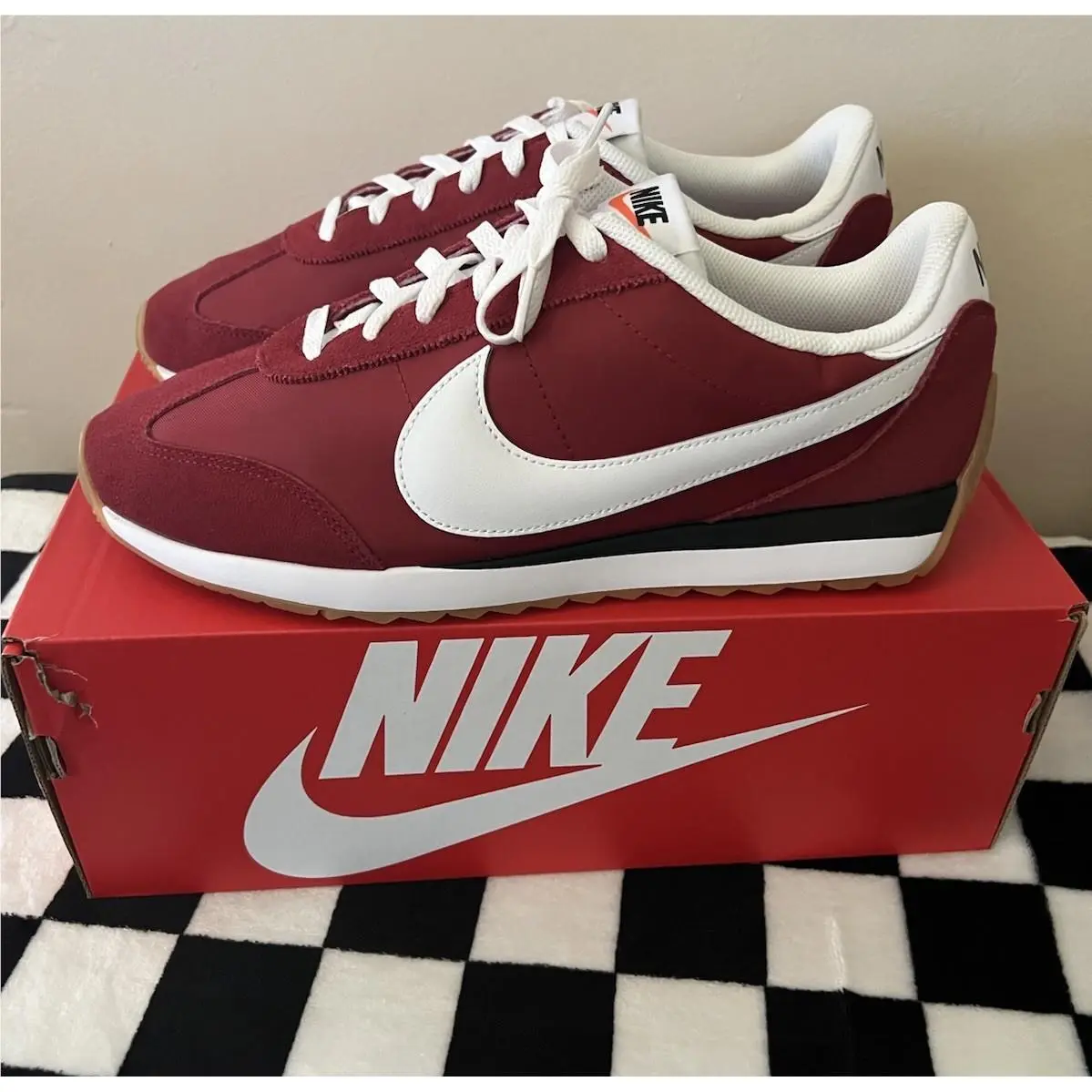 Nike shoes - Nike Pacific - Pacific - HQ2052-600 - Team Crimson/White/Black/Gum 8