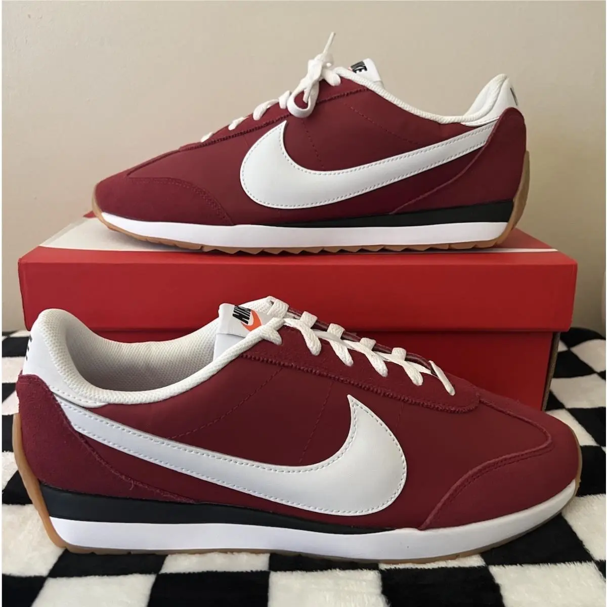 Nike shoes - Nike Pacific - Pacific - HQ2052-600 - Team Crimson/White/Black/Gum 1
