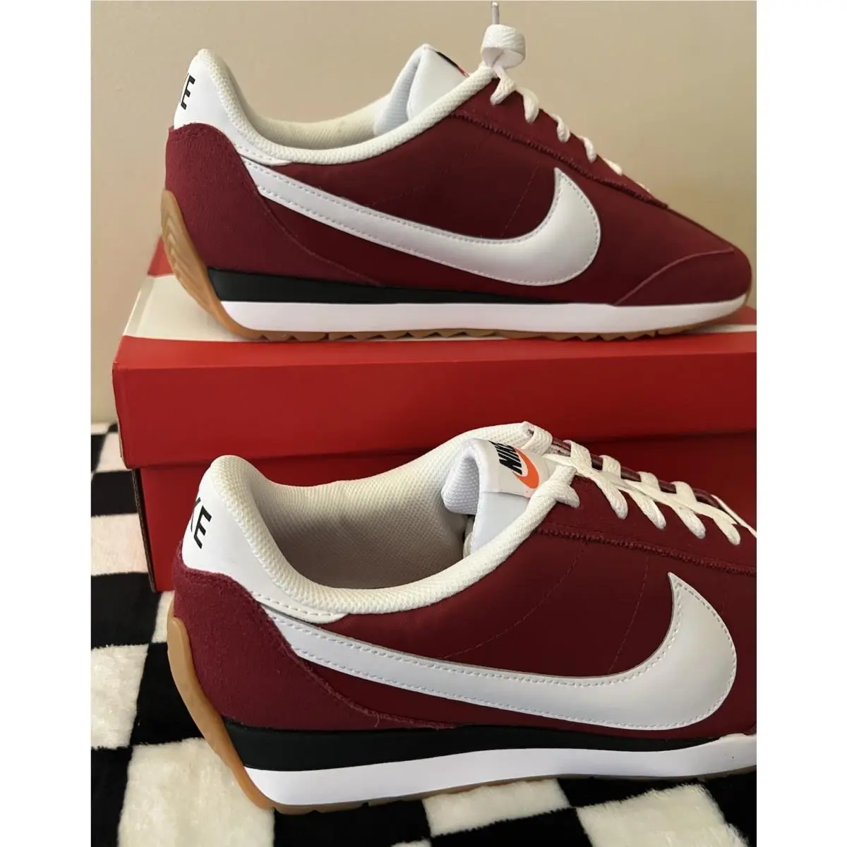 Nike shoes - Nike Pacific - Pacific - HQ2052-600 - Team Crimson/White/Black/Gum 3