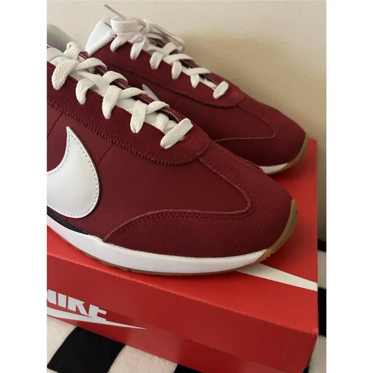 Nike shoes - Nike Pacific - Pacific - HQ2052-600 - Team Crimson/White/Black/Gum 4