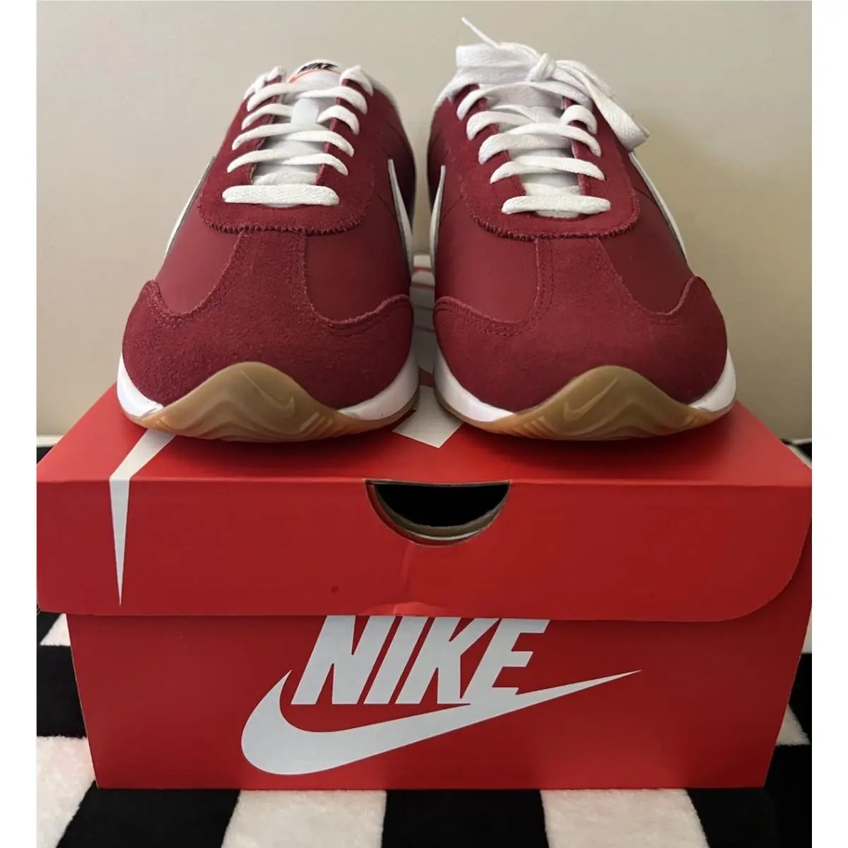 Nike shoes - Nike Pacific - Pacific - HQ2052-600 - Team Crimson/White/Black/Gum 6