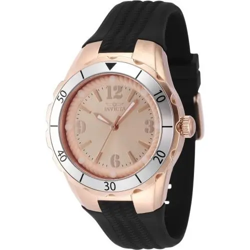 Women`s 48854 Angel Quartz PC21 Rose Gold Dial Watch by Invicta