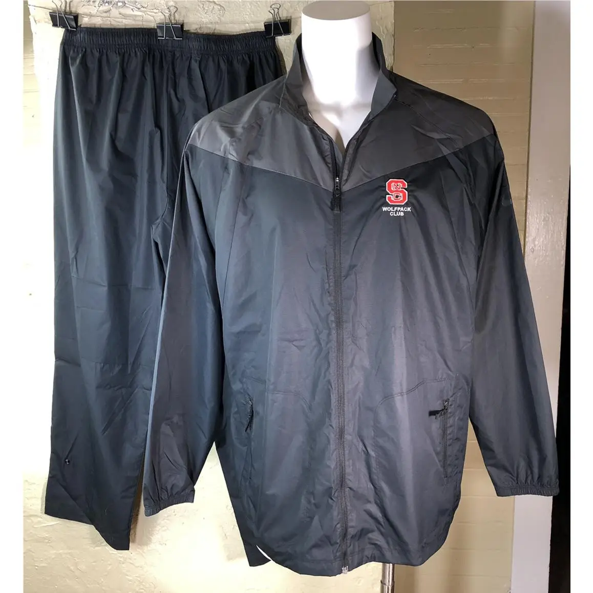 Nike Golf Storm Fit NC State Wolfpack Club Tracksuit Jacket Pants 2XL