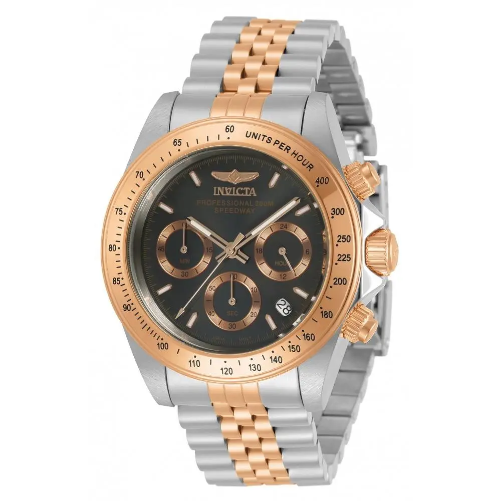 Men`s 30993 Speedway Quartz Chronograph Charcoal Dial Watch by Invicta