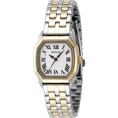 Invicta Men`s 48958 Wildflower Quartz 3 Hand Silver Dial Watch