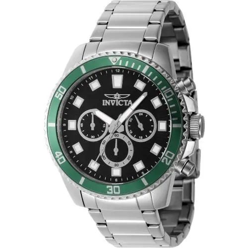 Invicta Men`s 46051 Pro Diver Quartz Chronograph Black Dial Watch