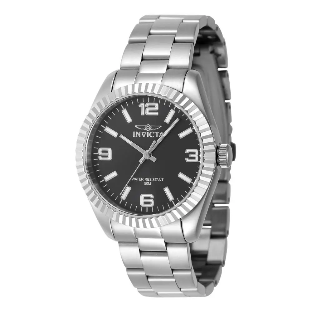 Invicta Men`s 47463 Specialty Quartz 3 Hand Gold Silver Black Dial Watch
