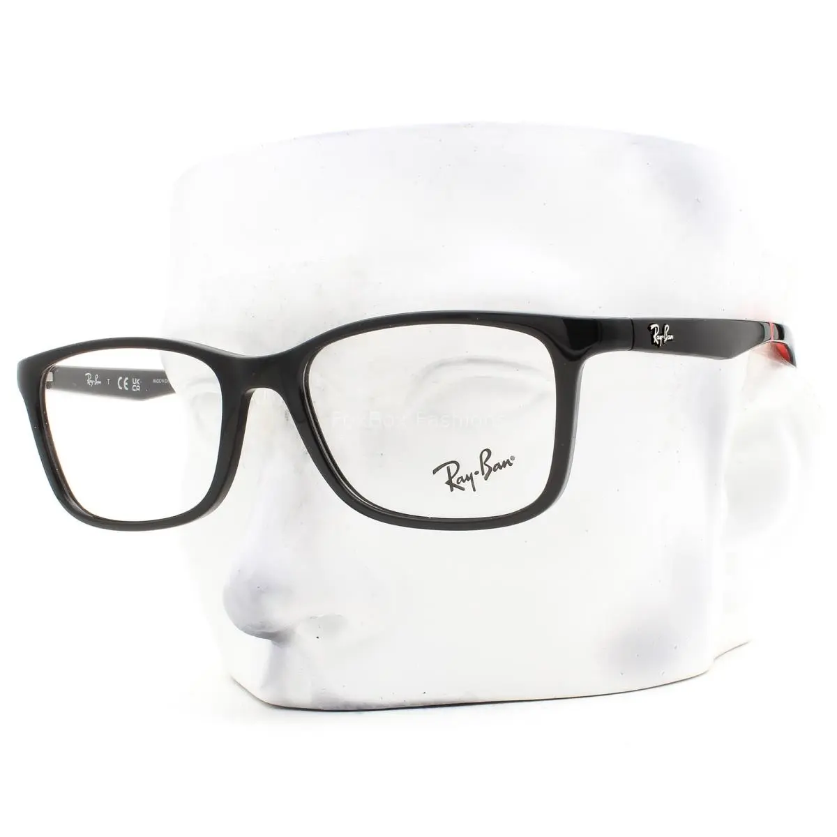 Ray-ban Kids Eyeglasses RB1626D 3876 Polished Black 49mm Alternative Fit W/case