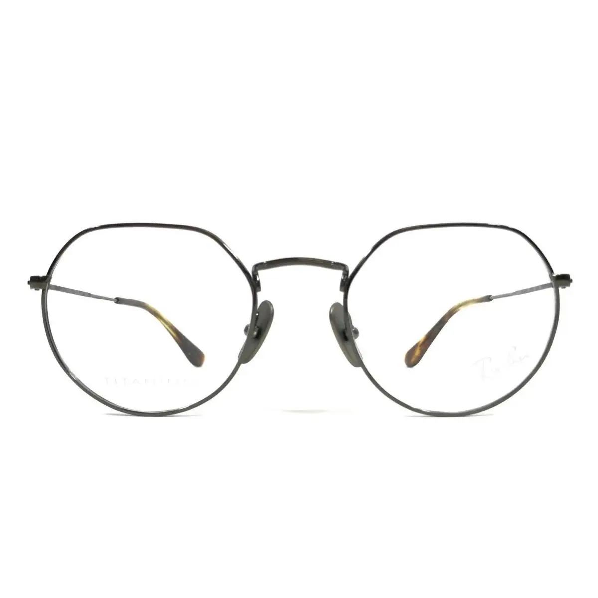Ray-ban Eyeglasses Frames RB8185V Jack 1238 Titanium Gray Wire Rim 49-20-145
