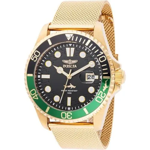 Invicta Men`s 47179 Pro Diver Quartz Multifunction Black Dial Watch