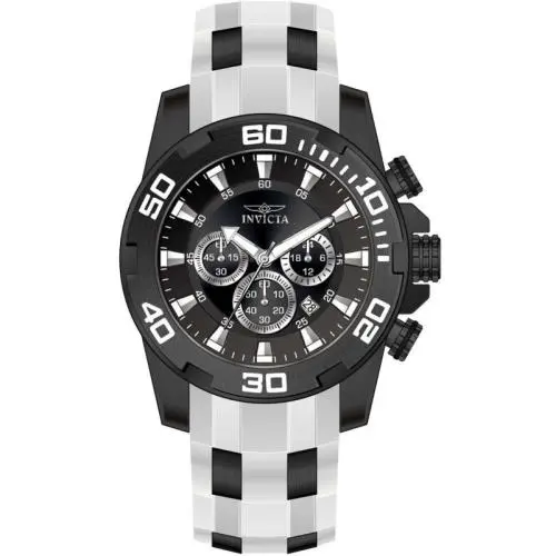 Invicta Men`s 44549 Pro Diver Quartz VD53 Metal Dial Watch