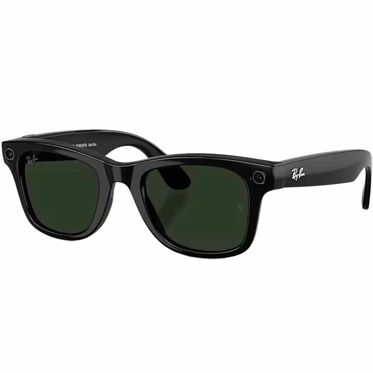 Ray-ban Adult Meta Wayfarer-gen 2 Black/clear/green Transitions 53mm Sunglasses