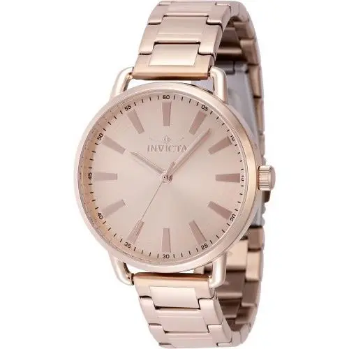 Invicta Women`s 48330 Wildflower Quartz 3 Hand Rose Gold Dial Watch