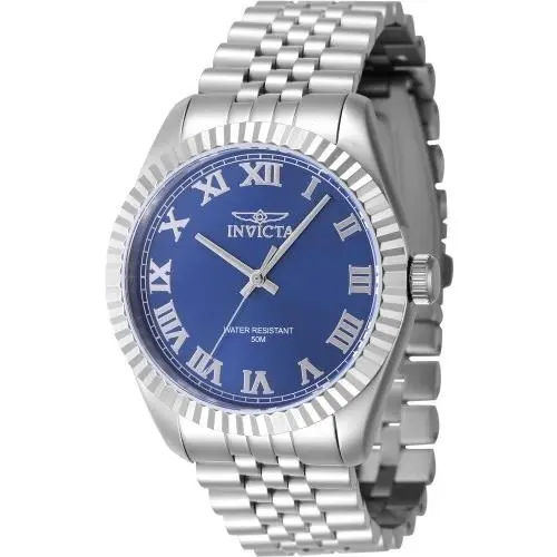 Invicta Men`s 47399 Specialty Quartz 3 Hand Blue Dial Watch