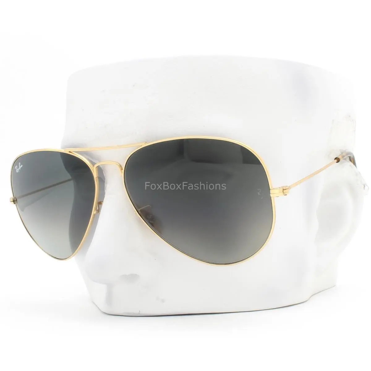 Ray-ban Aviator Sunglasses RB3025 181/71 Shiny Arista Gold Gray Glass 62mm Wcase