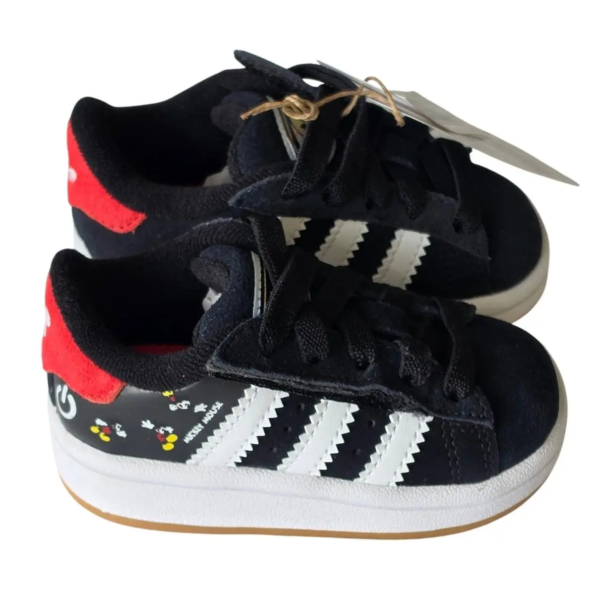 Originals Campus 00s Led Light Mickey Mouse Black Red Toddler Shoes 5K by Adidas