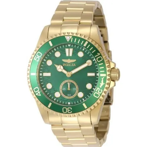 Invicta Men`s 49430 Pro Diver Quartz VD78 Green Dial Watch