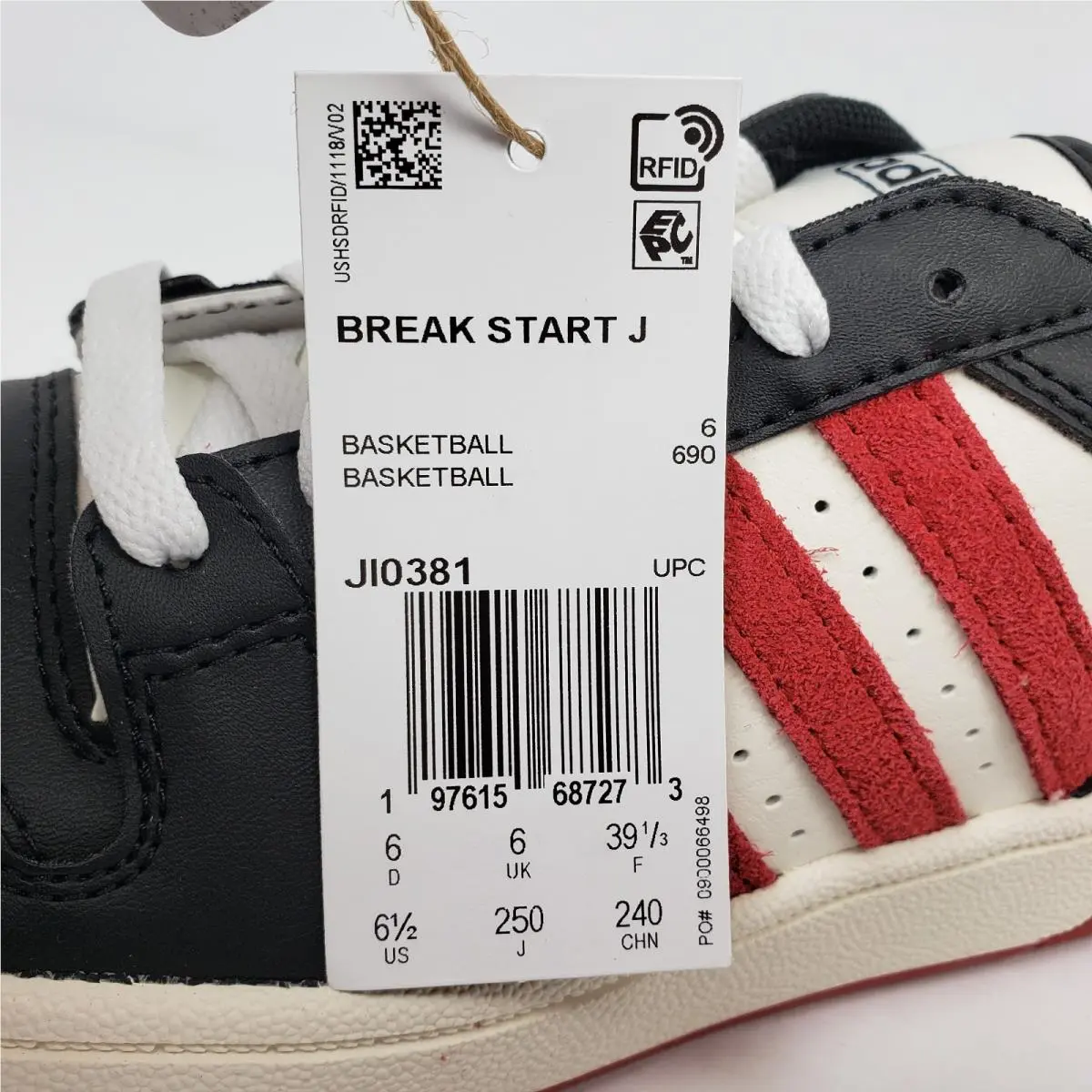 Adidas shoes - Adidas Break Start J - Break Start - Black 8