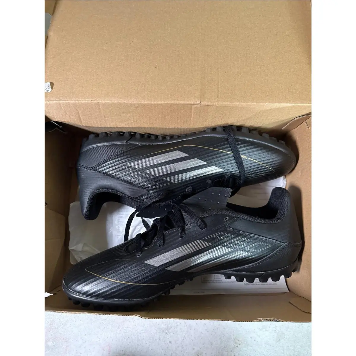 Adidas shoes - Black/Iron Metallic/Gold Metallic (UPC: 196478388464) 10