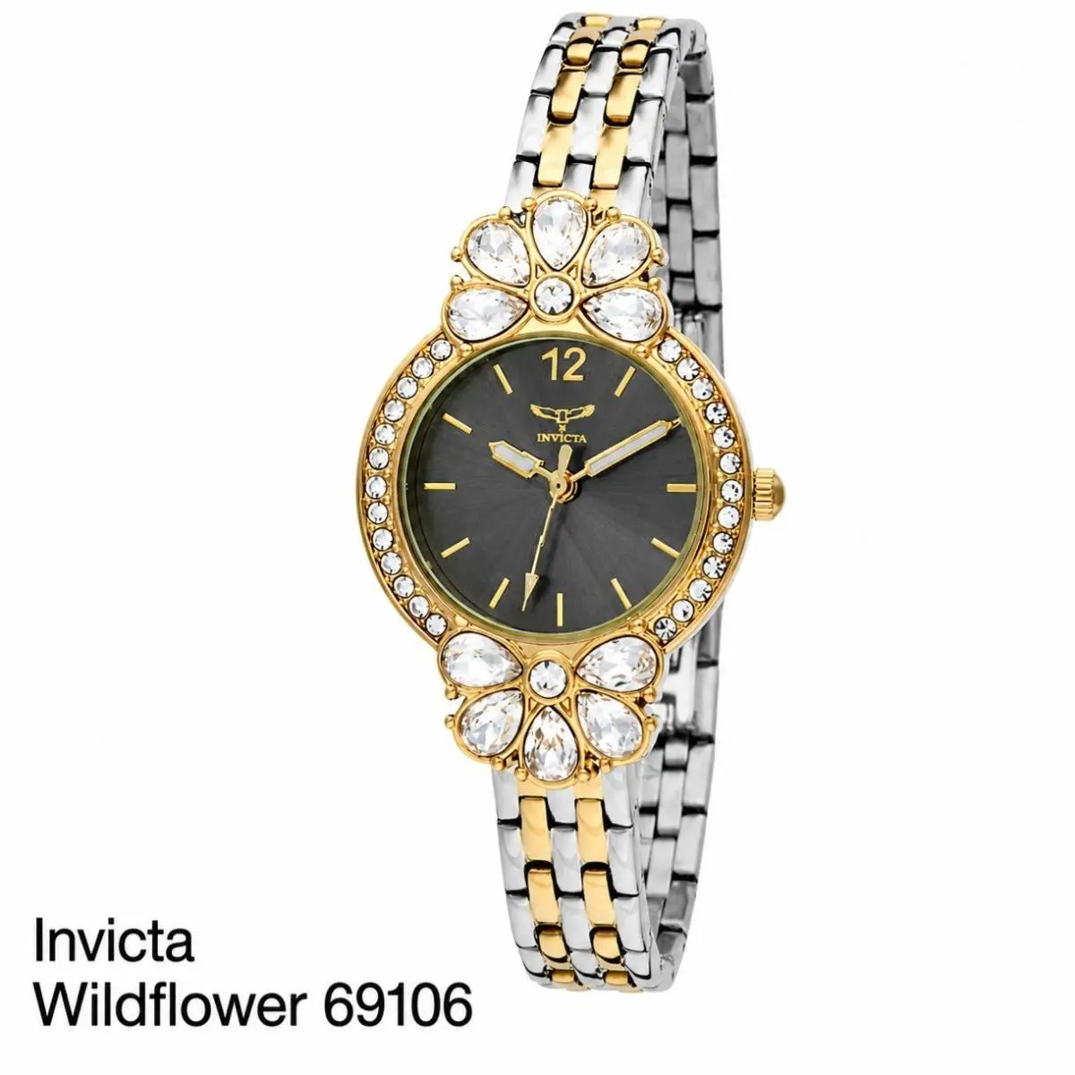 Invicta Wildflower Women`s Watch - 30mm Silver Rose Gold 69106 0459