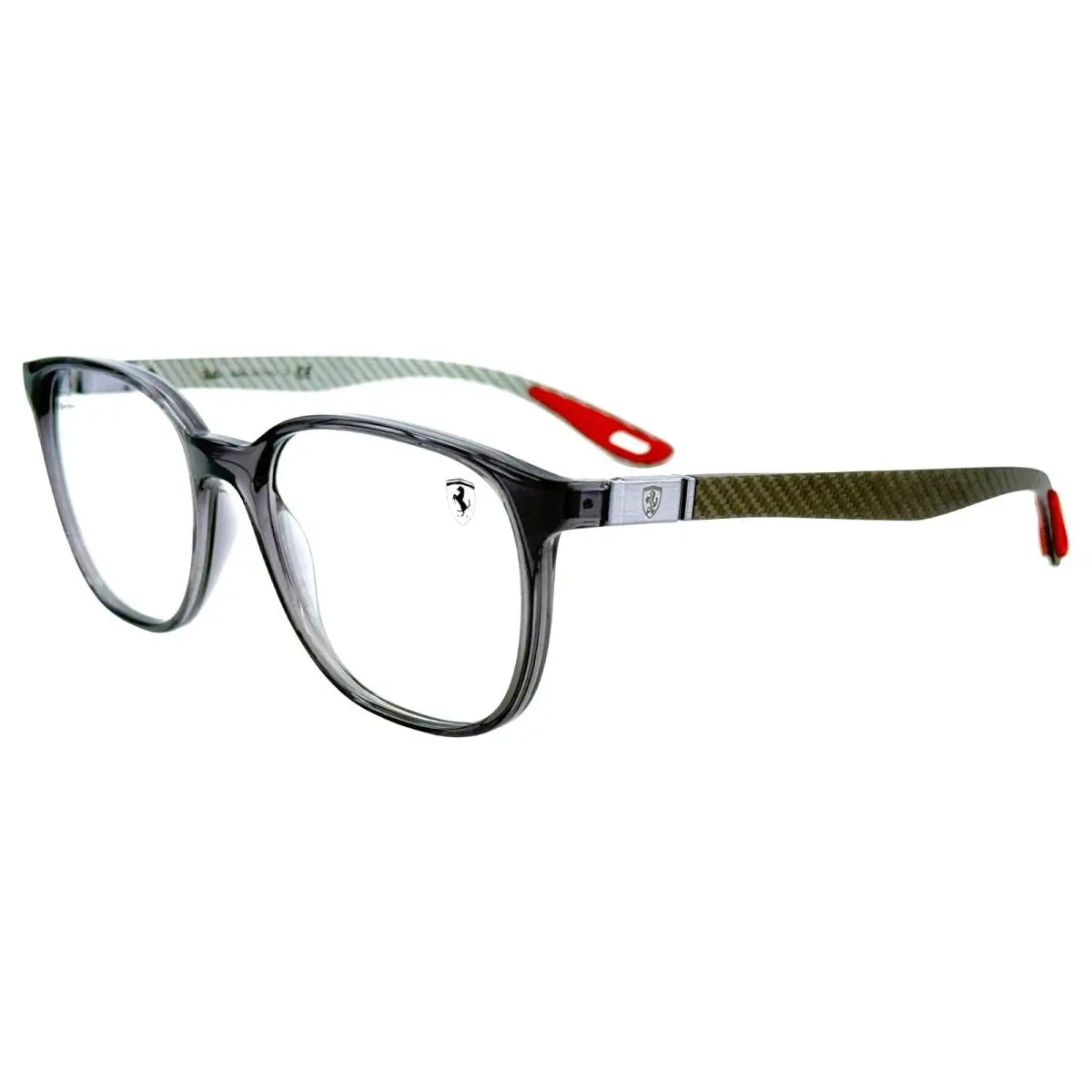 Ray Ban Ferrari RB8907M Mens Plastic Eyeglass Frame F649 Transparent Grey 53-17