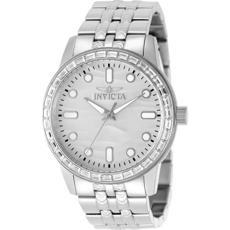 Invicta Men`s 50194 Celestial Quartz PC21 Silver Dial Watch