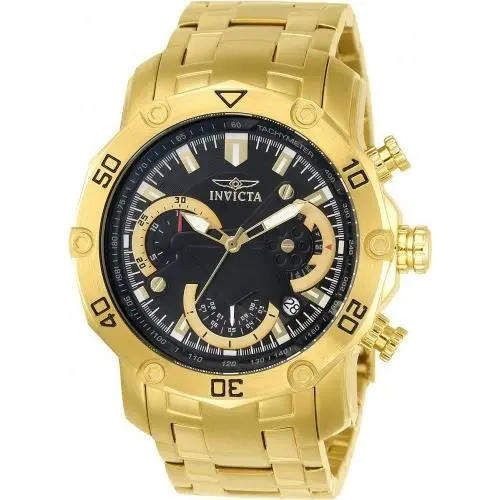 Invicta Men`s 22767 Pro Diver Quartz Multifunction Black Dial Watch