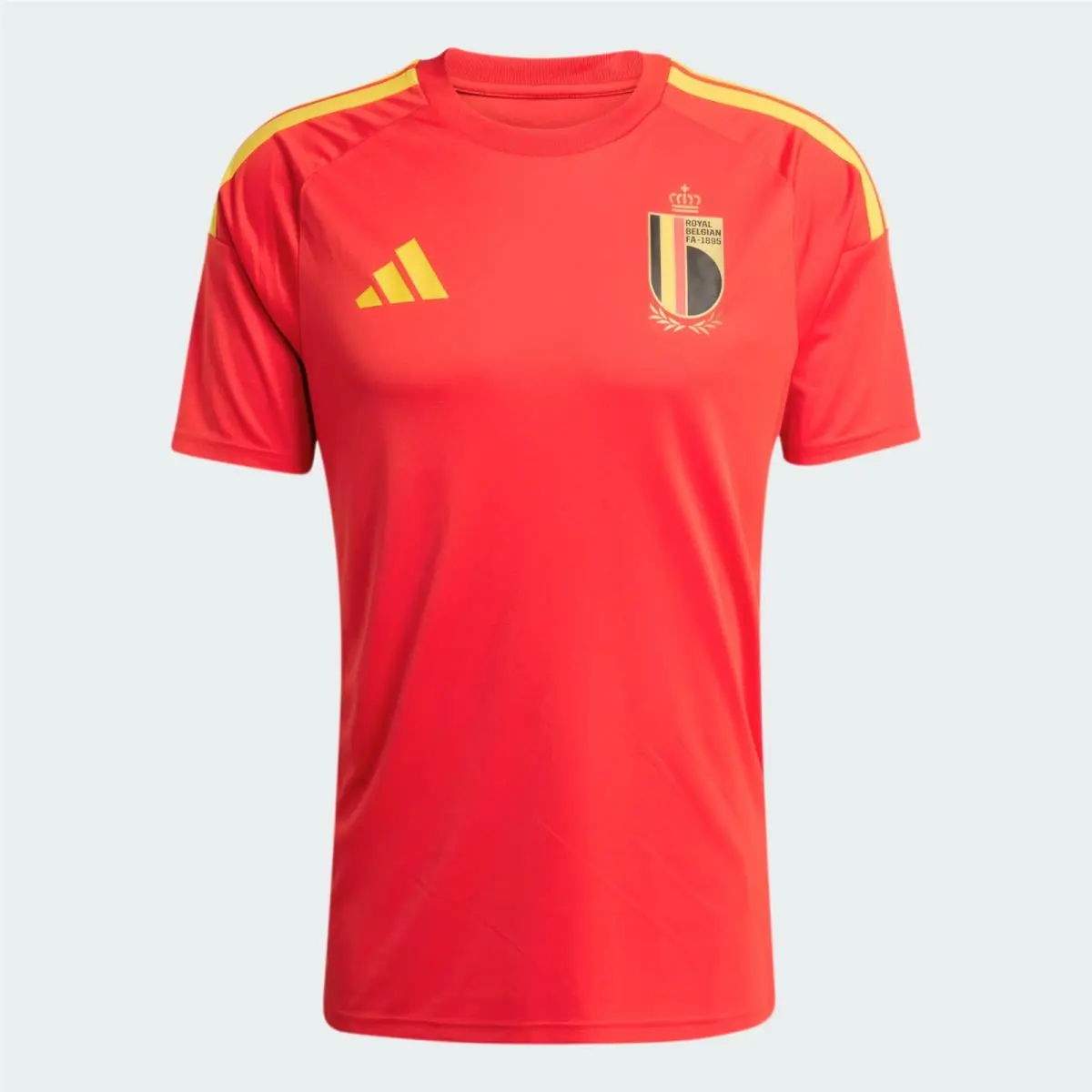 Adidas Belgium 26 Home Fan Jersey Men`s Size Medium Red Bold Gold JZ5990 Tag