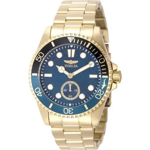 Invicta Men`s 49435 Pro Diver Quartz VD78 Blue Dial Watch