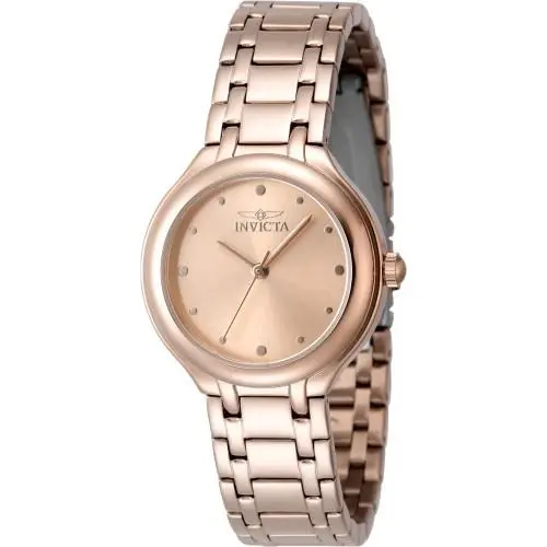 Invicta Women`s 48228 Wildflower Quartz 3 Hand Rose Gold Dial Watch