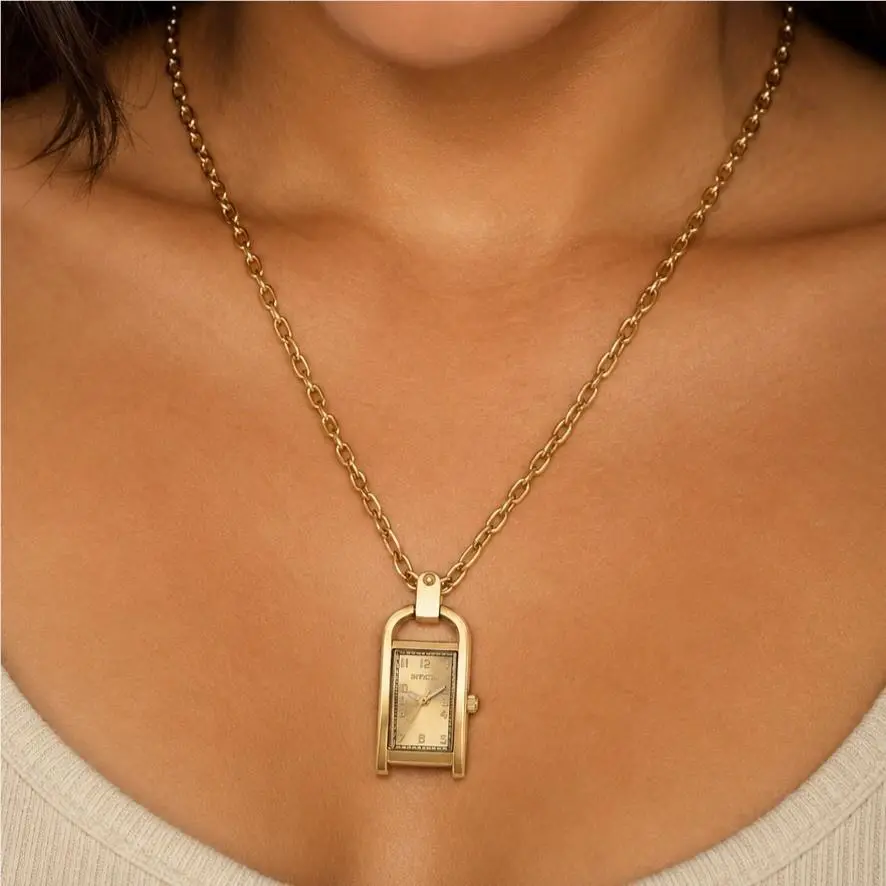 Invicta Mini Angel Women`s Necklace Watch 17.5 mm Gold 49935 Approx 24