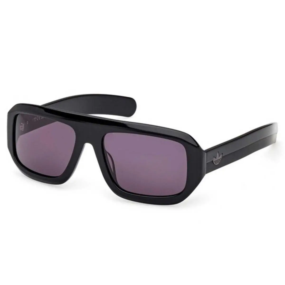 Adidas Unisex Sunglasses Shiny Black Acetate Aviator Full Rim Frame OR0131 5801A