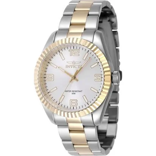 Invicta Men`s 47469 Specialty Quartz 3 Hand Silver Dial Watch