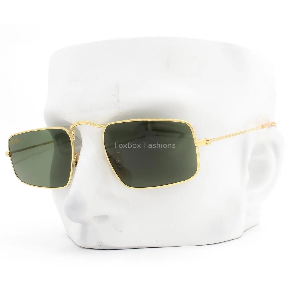 Ray-ban Julie Sunglasses RB 3957 9198/31 Shiny Gold Green Glass 49mm with Case