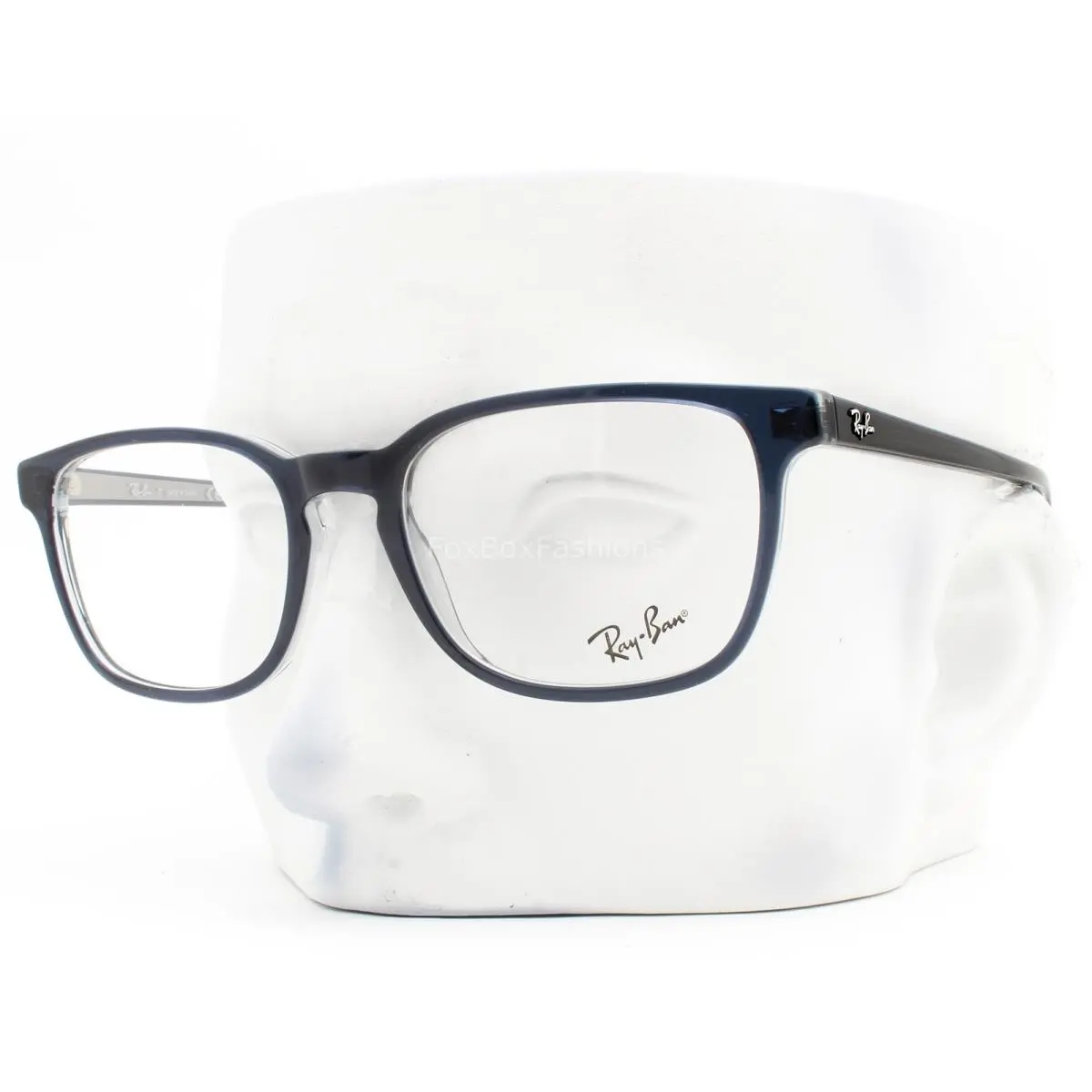 Ray-ban Eyeglasses Unisex Glasses RB 5418 8324 Crystal Blue on Clear 54mm W/case