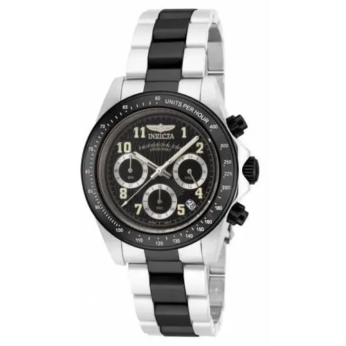 Men`s 17031 Speedway Quartz Chronograph Charcoal Dial Watch by Invicta
