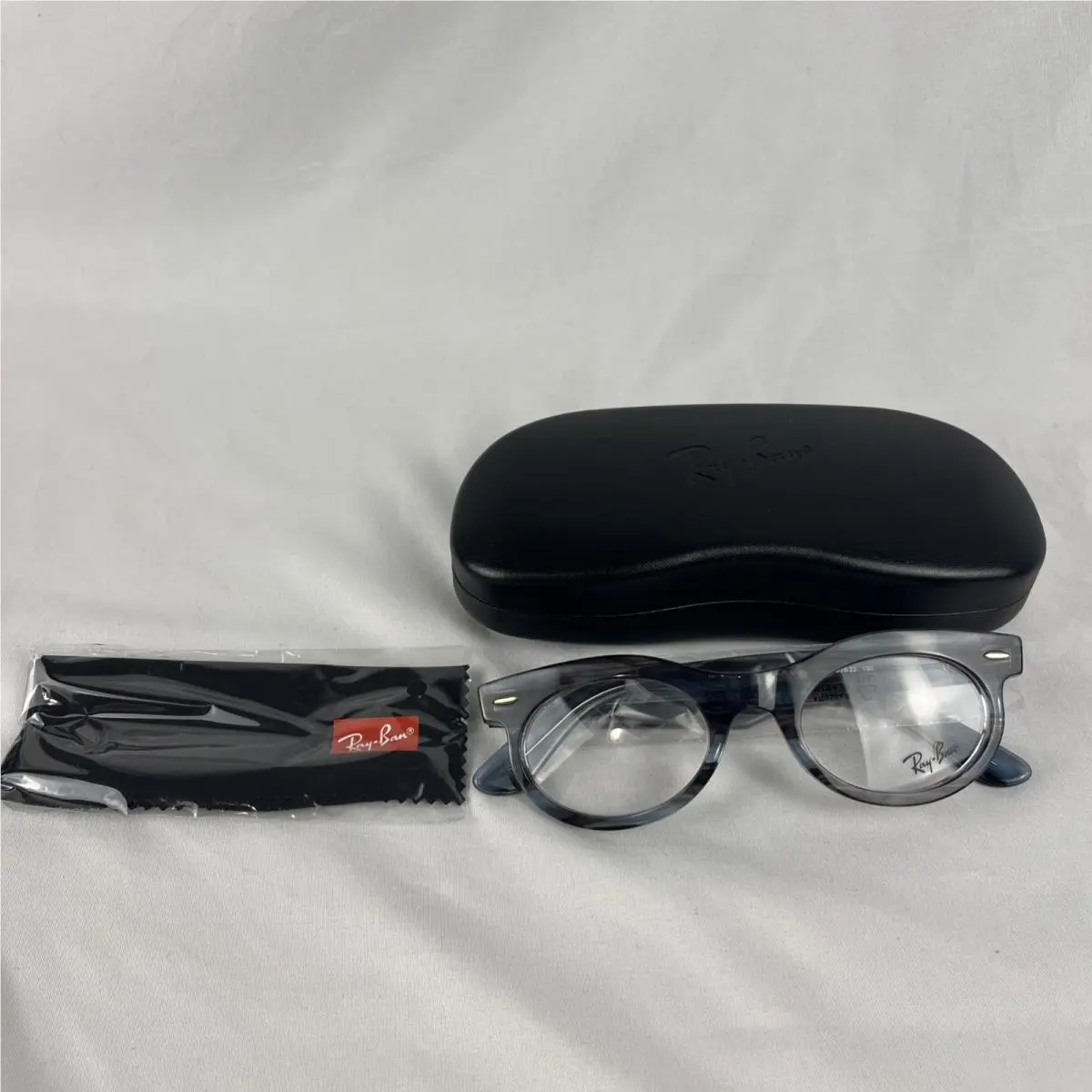 RB 2242V Wayfarer Oval 8361 50-22-150 Ray-ban Ban Striped Transparent
