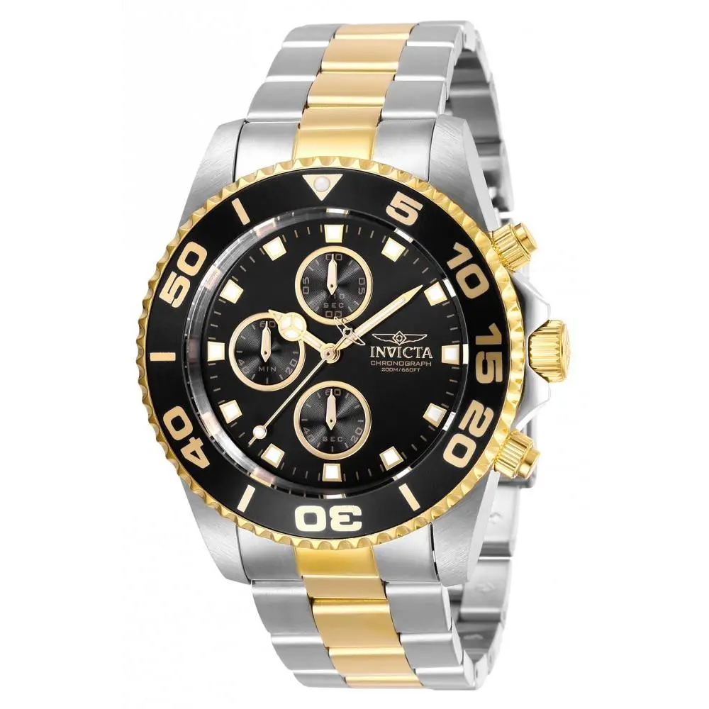 Men`s 28691 Pro Diver Quartz Multifunction Black Dial Watch by Invicta