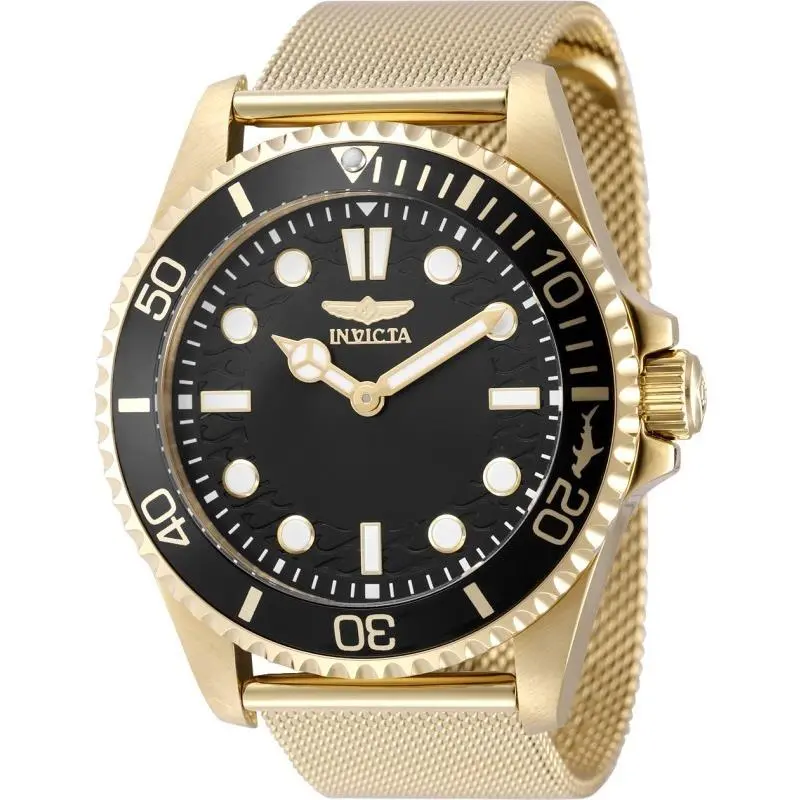 Invicta Men`s 49691 Pro Diver Quartz 2026 Brass Dial Watch
