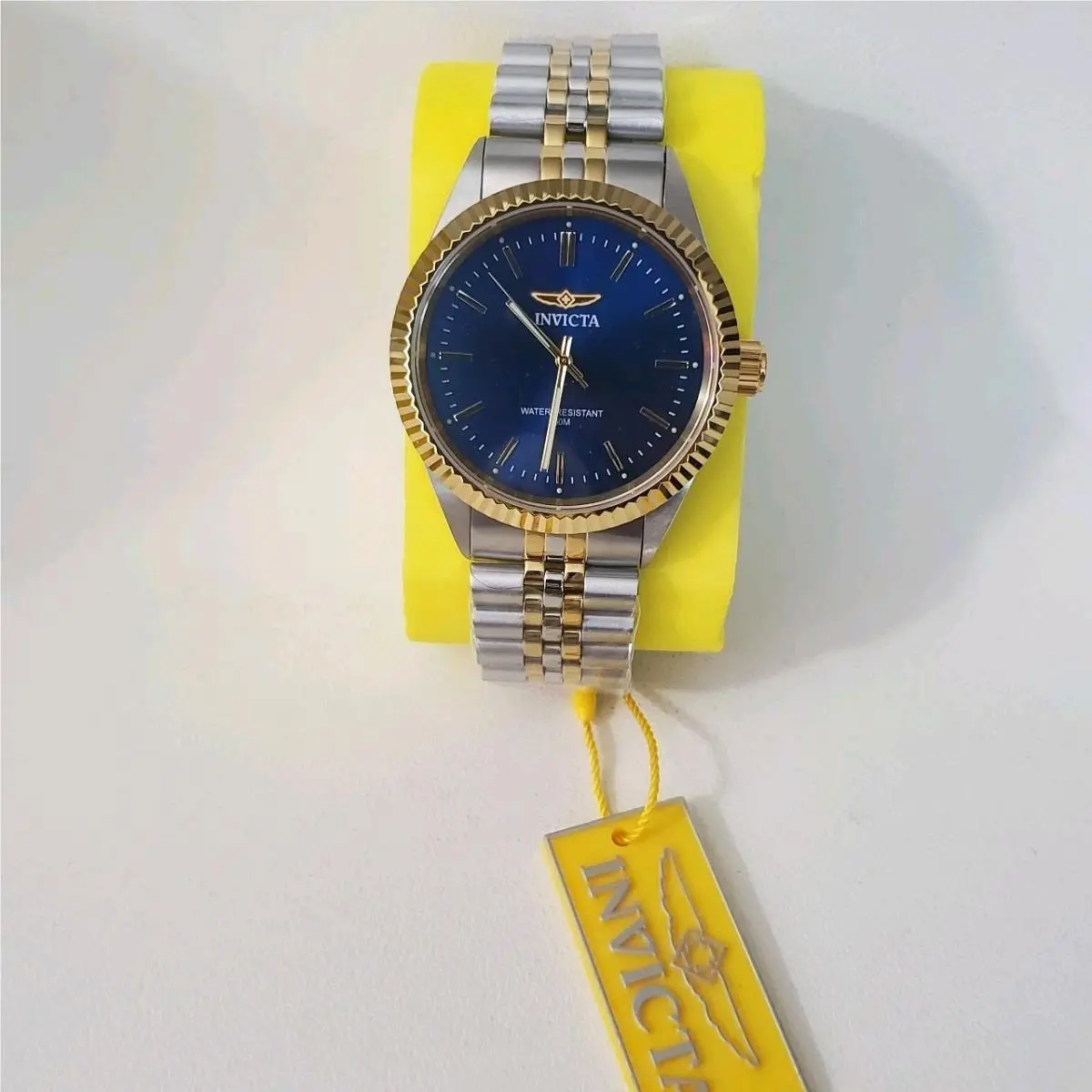 Invicta Specialty Two-tone Stainless Steel Watch Blue Dial Quartz 50m