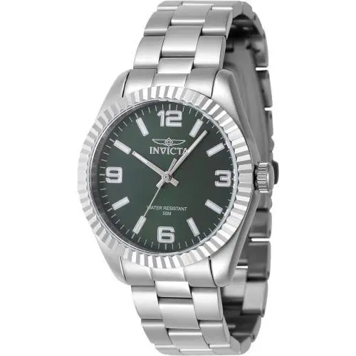 Women`s 47465 Specialty Quartz 3 Hand Green Dial Watch by Invicta