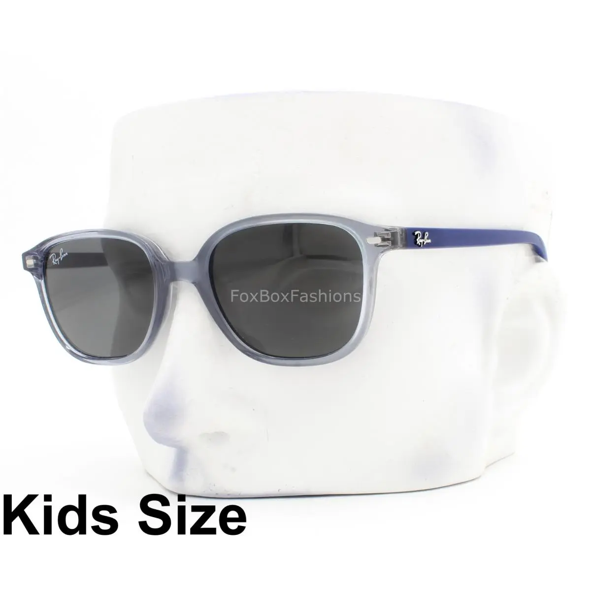 Ray-ban Junior Leonard Sunglasses RJ9093S 7110/87 Crystal Blue 45mm Kids W/pouch