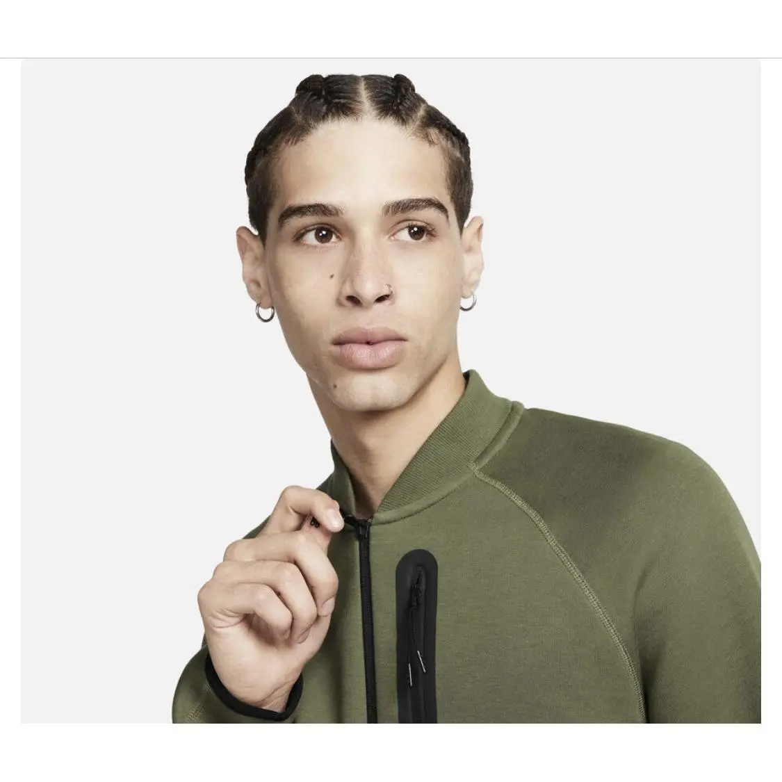 Nike clothing - FB8008-222 - FB8008-222 - Medium Olive/Black 3