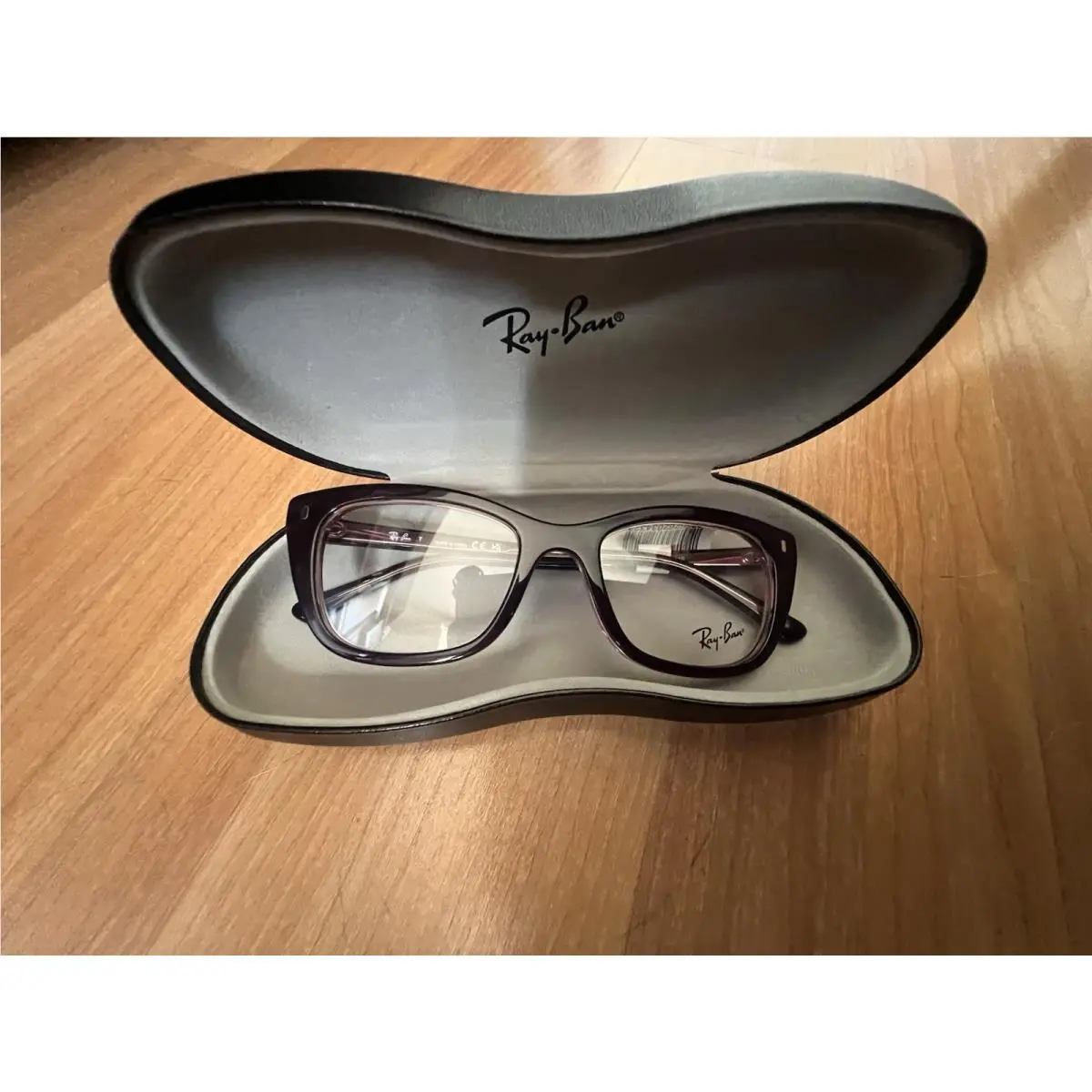 Ray-ban Optical RX 5433 Violet on Transparent Pink 8364 Eyeglasses