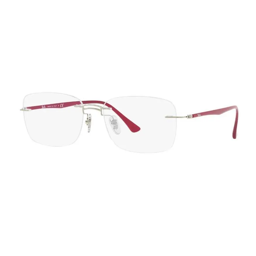 Charming Elegant Ray-ban Women`s Rimless Eyeglasses RB8750 1195 Fuchsia Pink