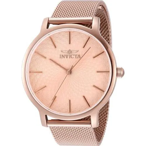 Invicta Women`s 48974 Wildflower Quartz 3 Hand Rose Gold Dial Watch