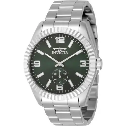 Invicta Men`s 49358 Specialty Quartz Multifunction Green Dial Watch
