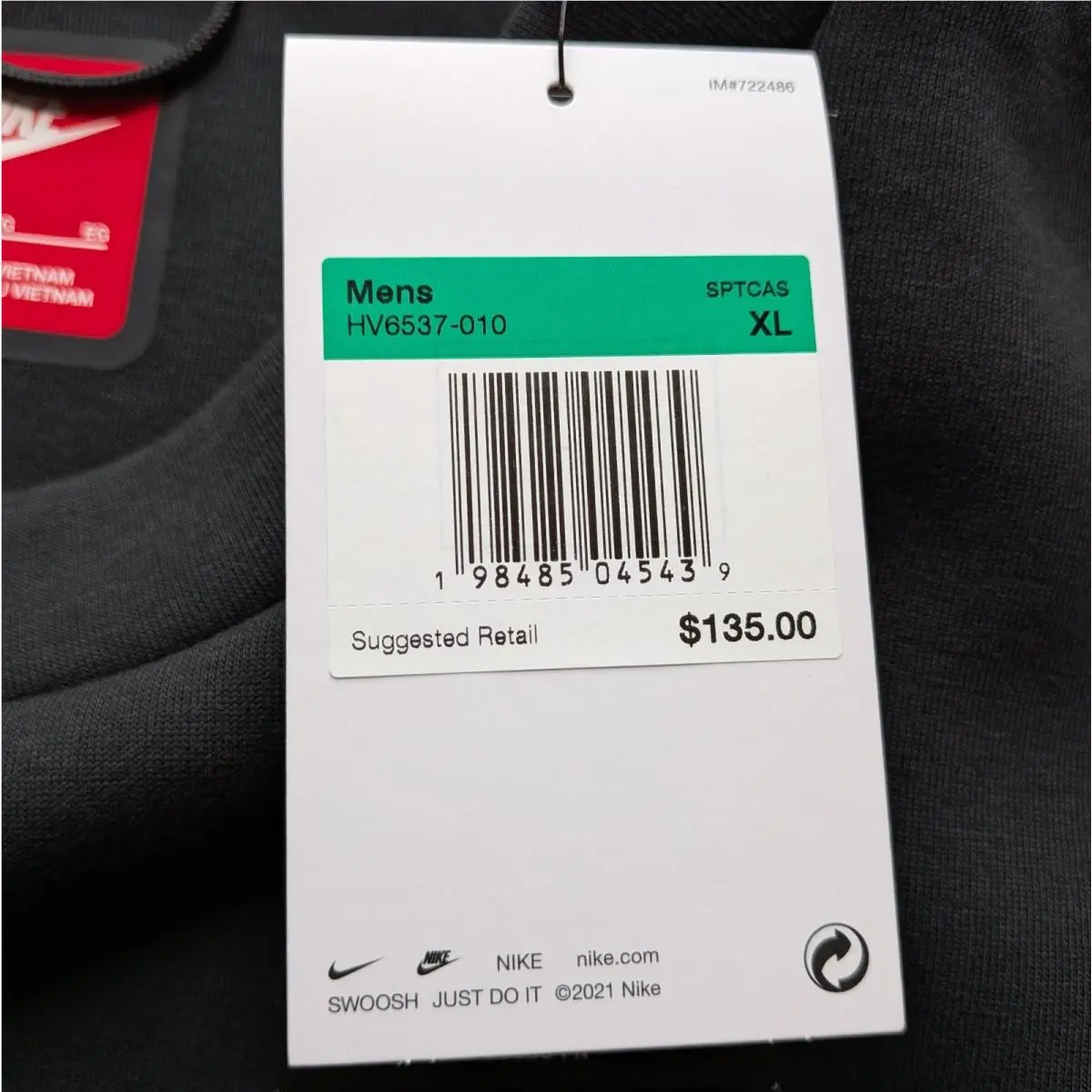 Nike clothing - HV6537-010 - HV6537-010 - Black, Manufacturer: Triple Black (UPC: 198485045439) 5