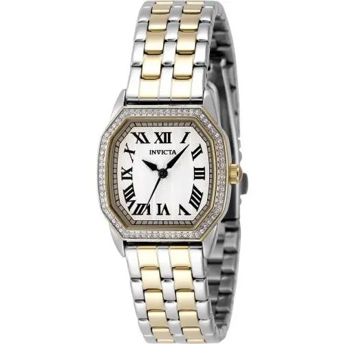 Invicta Women`s 48999 Wildflower Quartz 3 Hand Silver Dial Watch