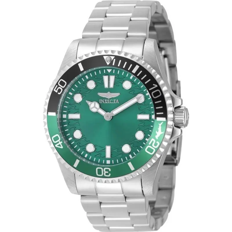 Invicta Men`s 49705 Pro Diver Quartz PC20S Green Dial Watch